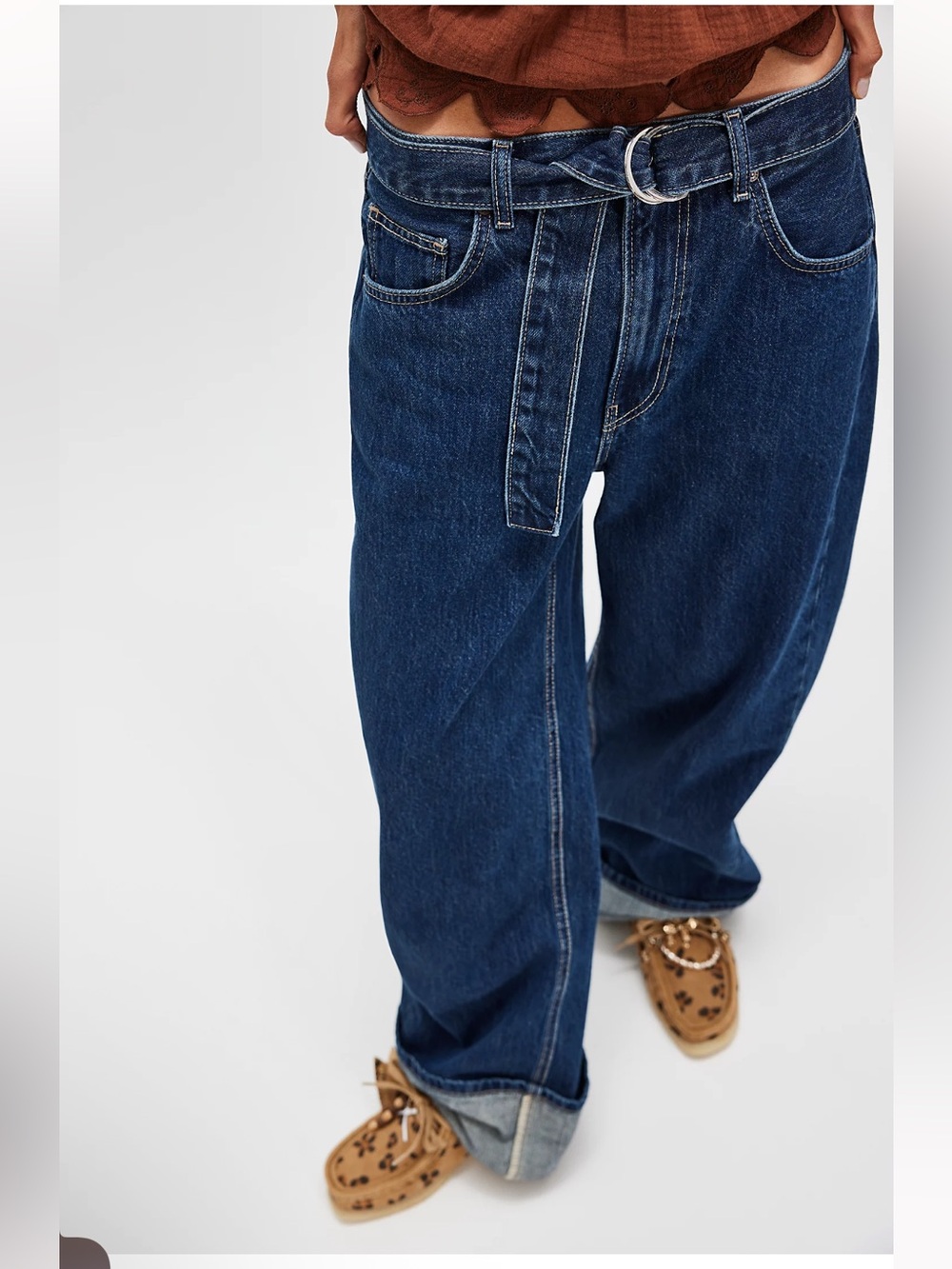 Free People We The Free East Bay Cuffed Jeans